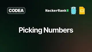 Picking Numbers HackerRank Solution Golang