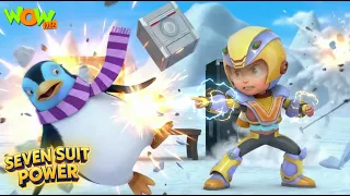 Vir aur Penguine ka Action | Vir Seven Suit Powers | Wow Kidz