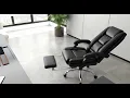 Homrest Ergonomic Adjustable Height Massage and Heated Executive Office Chairs GGIN0209BK