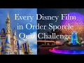 Every Disney Film in Order Sporcle Quiz Challenge