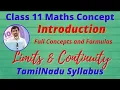 Limits Continuity Introduction Class 11 Maths Chapter 9 Full Concepts and Formulas