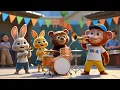 Little Marching Band Song Kids Music Big-eared Monkey Adventures