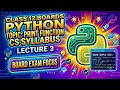 Lec-3 Print Function in Python Class 12th Computer Science Boards Exam