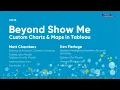 Beyond Show Me Custom charts and maps in Tableau
