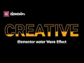 Elementor Water Wave Text Animation WordPress Elementor Pro Tutorial Elementor Tips Tricks