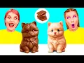 Download Lagu Real Food vs Chocolate Food Challenge | Smart Gadgets vs Hacks by DaZaZa Challenge