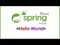 Spring Boot Hello Word in Notepad and maven command without using IDE