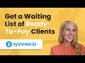 How to Create a Waitlist Landing Page in Systeme io Beginner Tutorial
