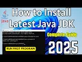 How to Install Java JDK 23 on Windows 11 2025 Complete Guide Latest Java Installation