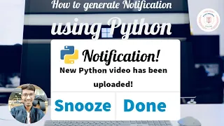 06 How to generate Windows Notification using Python in 2 Lines By Arihant Jain Study Material
