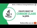 Lect 1 13 - Cursor class in Java Change Cursor when hovering mouse on object
