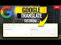 How to Use Google Translate - New Update with New Features