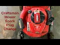 Quick and Easy Guide Changing the Spark Plug on Your Craftsman M110 Push Mower or Similar Models