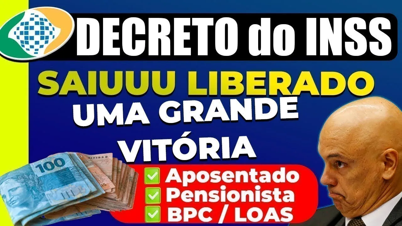 DECISÃO: INSS LIBERA HOJE UM MILAGRE, BOLADA PARA QUEM TRABALHOU, veja lista! Aposentados INSS