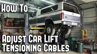 Leveling Lifting Arms on your Car Lift