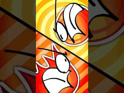 [BFDI] Firey and Coiny Slap Animation Reanimated MY WAY #shorts