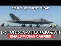 Download Lagu China Unveils Fujian Carrier in Action: J-35, J-15T \u0026 KJ-600 Take Off with EMALS!