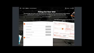 How to fill out Form 1040 from Everfi module 2