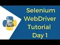 Basic Tutorial For Selenium WebDriver Day 1