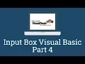 Input Box Visual Basic Part 4 Excel VBA