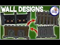 BETTER WALLS for your survival world Minecraft Tutorial How To Build Walls in Minecraft