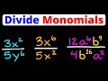 Divide Monomials Algebraic Expressions Eat Pi