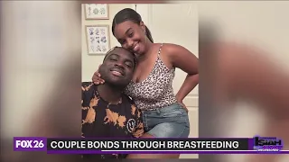 couple bonds through breastfeeding