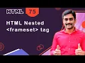 Create Complex Layouts with Nested Frames Advanced HTML Frameset Beginner Tutorial - Episode 75