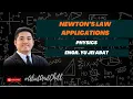 Newtons Law Application - Frictionless and Friction