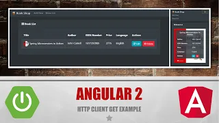 6 - Angular 2 and Spring Boot HTTP Client GET Request Example Fetch Data using HTTP Angular 7