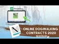 How To Create And Send Online Dog Walking Contracts To Your Clients