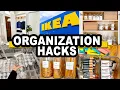 IKEA Organization HACKS transform a messy SPACE