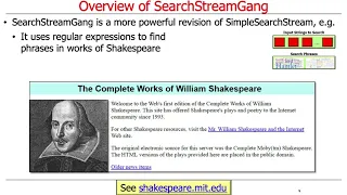 Java Sequential SearchStreamGang Example Introduction