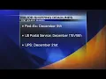 Deliver by Christmas USPS FedEx UPS release holiday shipping deadlines
