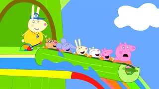 The GIANT Water Slide! 🛝 Peppa Pig Full Episodes | Kids Videos
