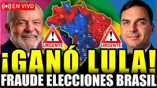 🔴¡URGENTE GANÓ LULA CON FRAUDE EN VIVO ¡ELECCIONES EN BRASIL - BOLSONARO VS LULA! | FRAN FIJAP