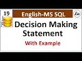 IF Else Nested in SQL SQL IF Else Nested in SQL