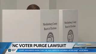 Legal Analyst NC voter registration purge lawsuit