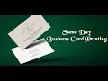 same day business card printing same day printing