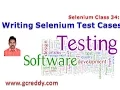 Selenium 34 Writing Selenium Test Cases Part-2