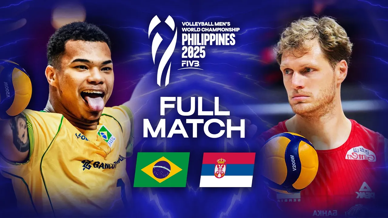 Brazil 🇧🇷 vs. Serbia 🇷🇸 | Full Match | World Championship 2025 - Men