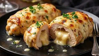 No-Fuss Cheesy Chicken Rolls! So Simple & Dangerously Delicious!