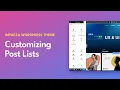 Customizing Post Lists with the Grid Templates