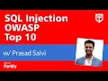 SQL Injection OWASP Top 10 with Prasad Salvi
