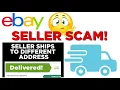 Ebay Tracking Says Delivered but Not Received - Seller shipped to different address scam