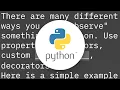 alternate ways to implement observer pattern in python