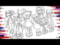 Coloring Sonic Girls Team Sonic Girls Team Coloring Pages