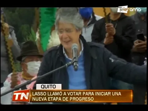 Lasso llamó a votar para iniciar una Nueva Etapa de Progreso