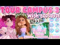TOUR THE NEW SCHOOL WITH ME Royale High Campus 3 UPDATE