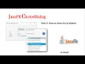 JavaFX Tutorial ChoiceDialog - Show List of Objects